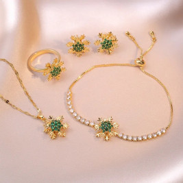 Set Fulg de nea lux gold